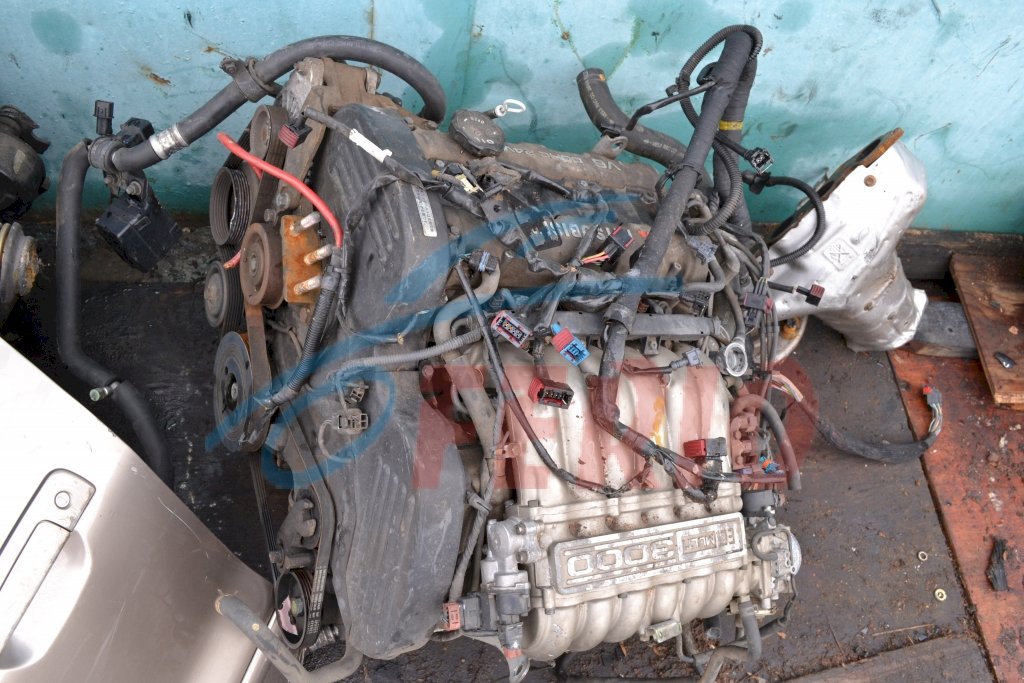 Двигатель (с навесным) для Mitsubishi Galant (EA6A) 2001 3.0 (6G72 197hp) FWD AT