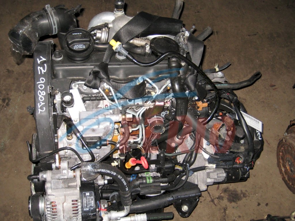 Двигатель (с навесным) для Volkswagen Golf (1H1) 1.9d (1Z 90hp) FWD MT