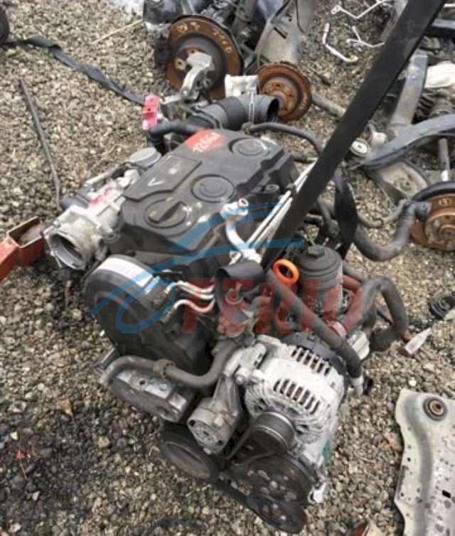 Двигатель (с навесным) для Volkswagen Caddy (2KB, 2KJ, 2KA, 2KH) 2008 1.9d (BLS 105hp) FWD MT