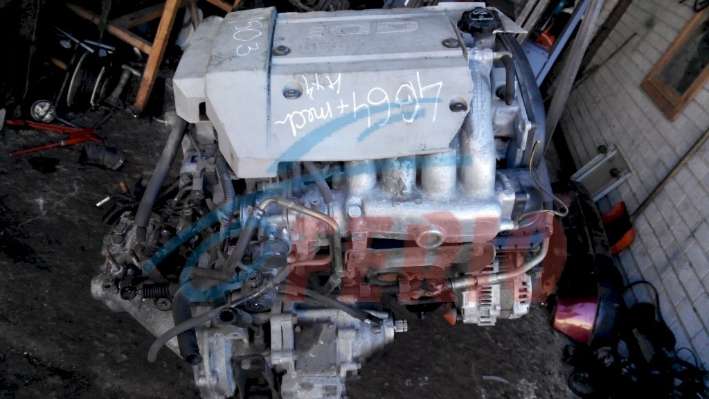 Двигатель (с навесным) для Mitsubishi Space Gear 1998 2.4 (4G64 128hp) RWD MT