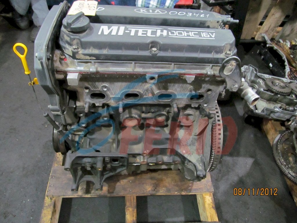 Двигатель (с навесным) для Kia Rio (DC) 2002 1.5 (A5D 95hp) FWD MT