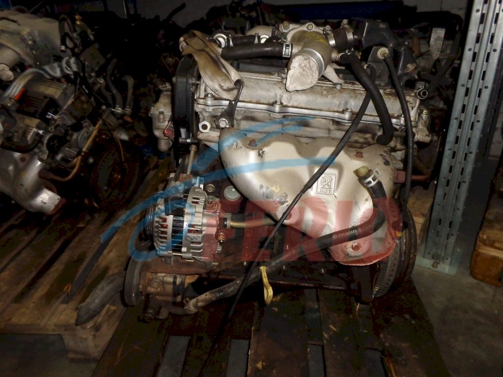 Двигатель (с навесным) для Mazda 626 (GD) 1988 2.0 (FE 140hp) FWD MT