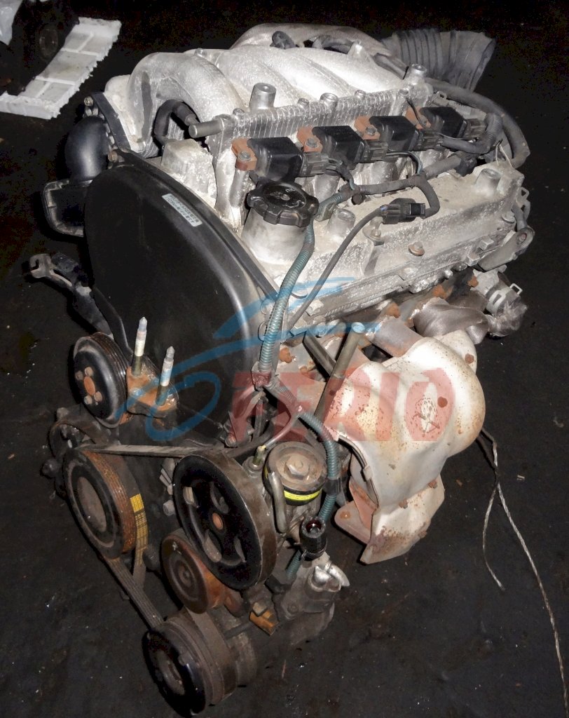 Двигатель (с навесным) для Mitsubishi Space Gear 2002 2.4 (4G64 128hp) RWD MT