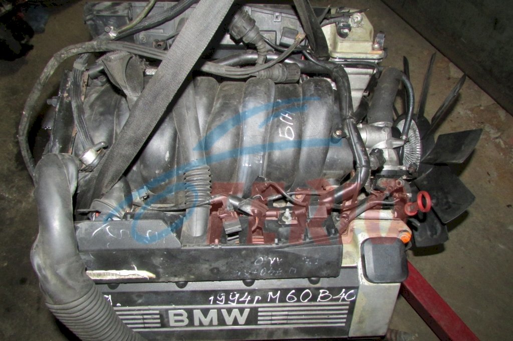Двигатель (с навесным) для BMW 5er (E34) 4.0 (M60B40 286hp) RWD AT