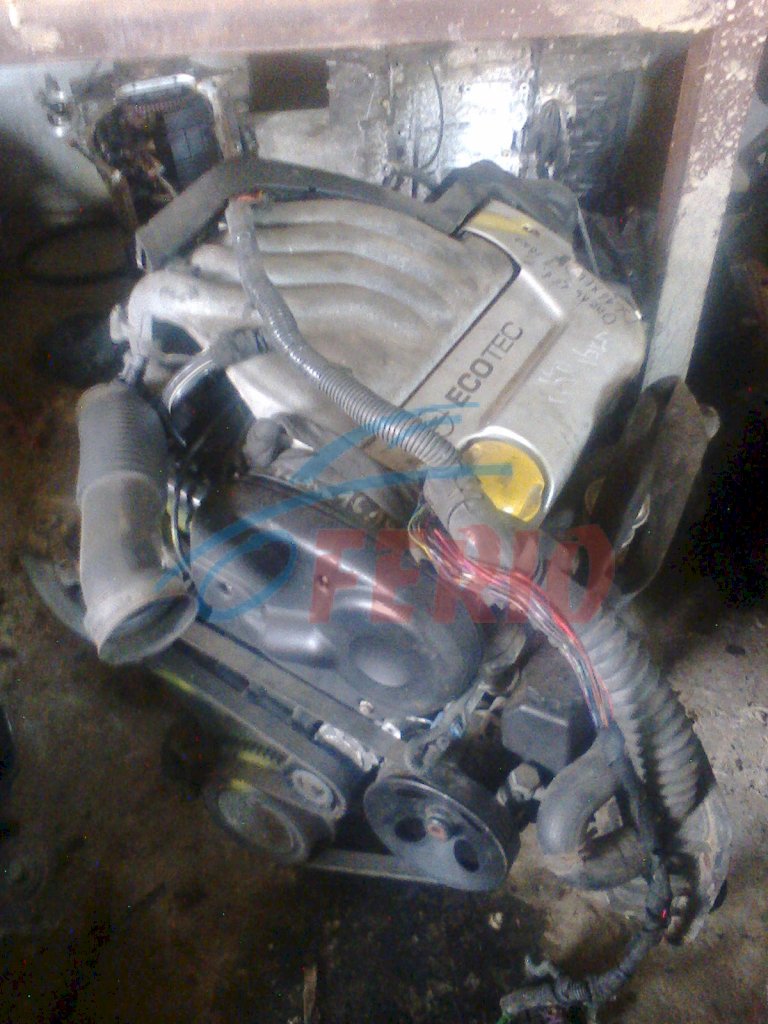Двигатель (с навесным) для Opel Astra (G F35) 1.6 (X16XEL 101hp) FWD MT