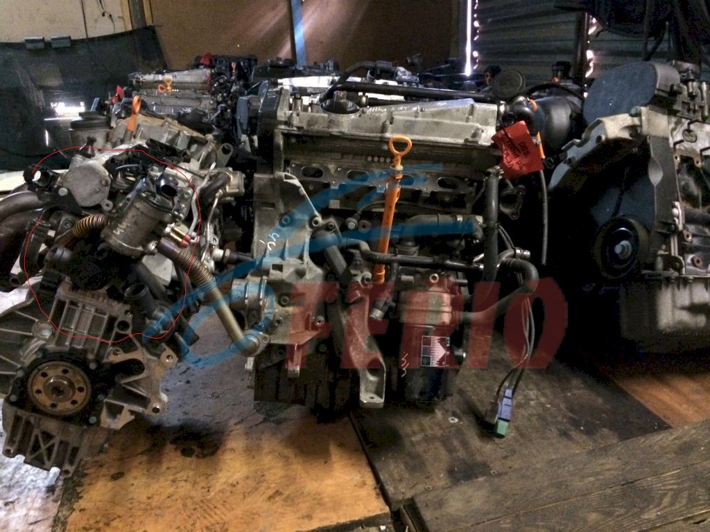 Двигатель (с навесным) для Volkswagen Golf (1K1) 2007 1.6 (BLF 115hp) FWD AT