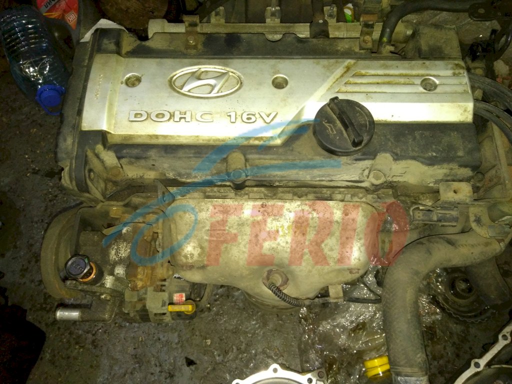 Двигатель (с навесным) для Hyundai Accent (LC2) 2004 1.5 (G4EC-G 102hp) FWD MT