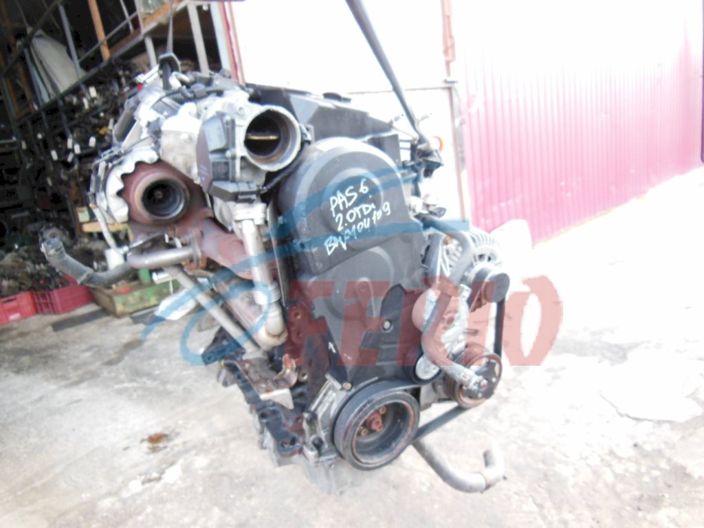Двигатель (с навесным) для Volkswagen Passat 2006 2.0d (BKP 140hp) FWD AT