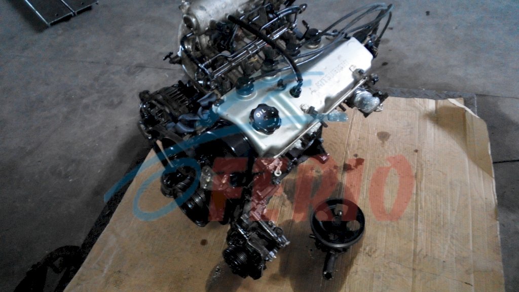 Двигатель (с навесным) для Mitsubishi Lancer (E-CK1A) 1995 1.3 (4G13 88hp) FWD MT