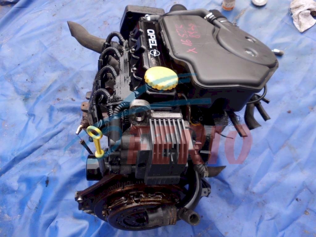 Двигатель (с навесным) для Opel Astra (G F35) 1.6 (X16SZR 75hp) FWD MT
