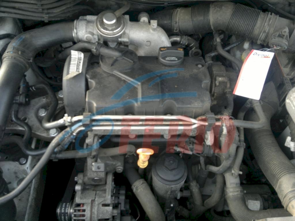 Двигатель (с навесным) для Skoda Praktik (5J8) 1.4d (BNM 70hp) FWD MT