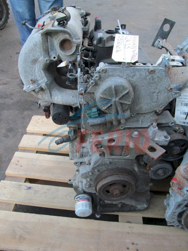 Двигатель (с навесным) для Nissan Teana (J32) 2009 2.5 (QR25DE 167hp) 4WD CVT