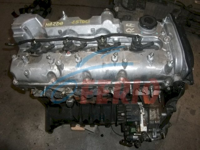 Двигатель (с навесным) для Mazda BT-50 (UN8F1) 2.5d (WLAA 143hp) 4WD MT