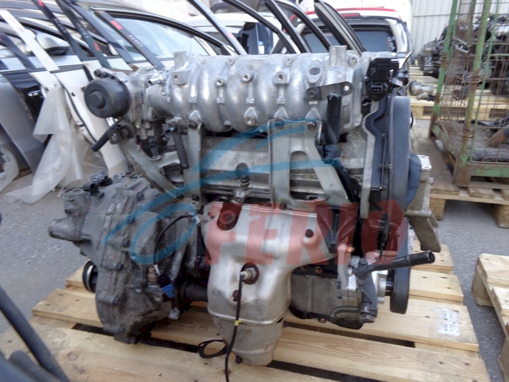 Двигатель (с навесным) для Kia Sorento (BL) 2005 3.5 (G6CU 195hp) 4WD AT