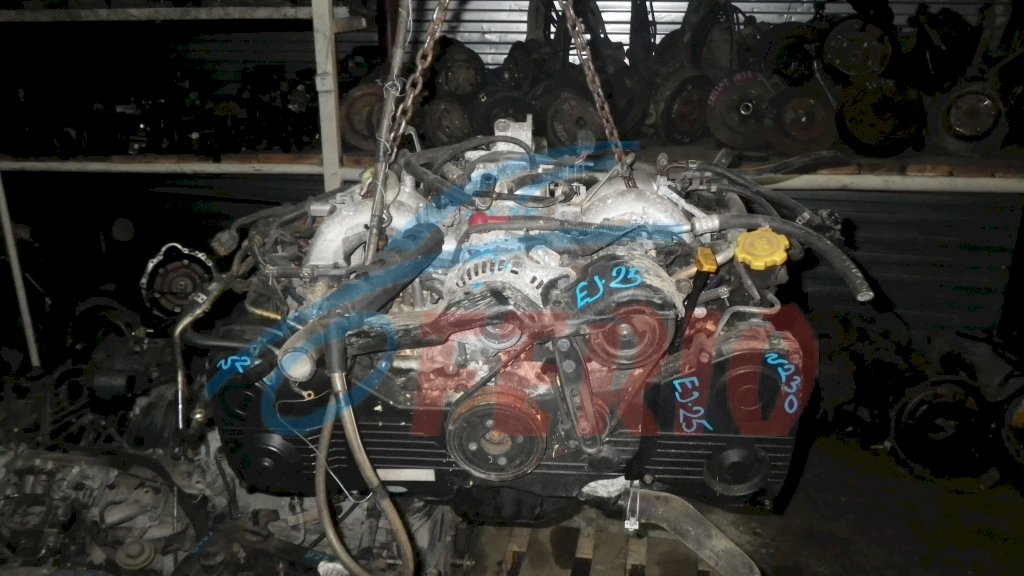 Двигатель (с навесным) для Subaru Legacy (E-BD9) 2.5 (EJ25 160hp) 4WD AT