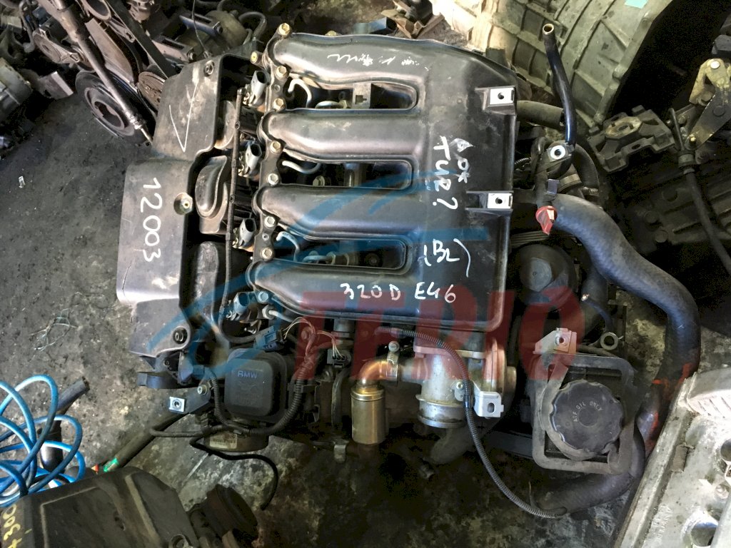 Двигатель (с навесным) для BMW 3er (E46 Tourin) 2.0d (M47D20 115hp) RWD MT