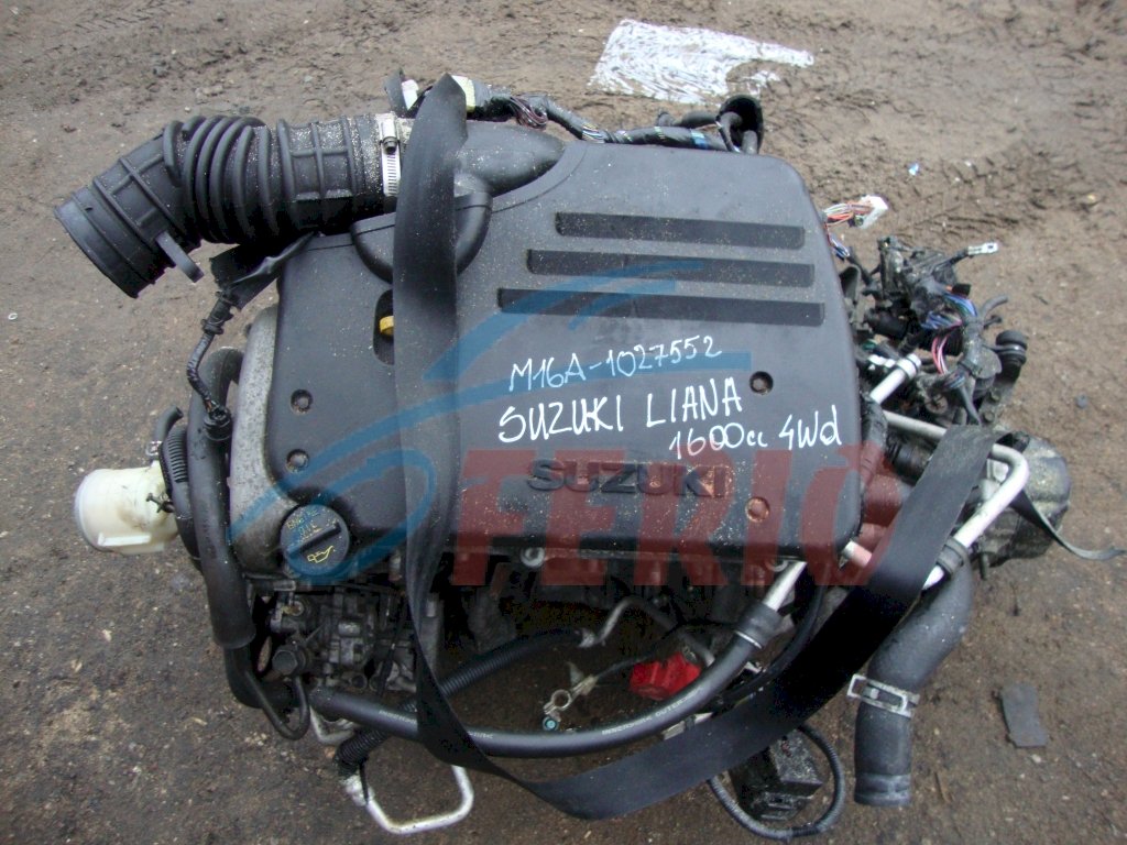Двигатель (с навесным) для Suzuki SX4 Sedan (GYC21S) 1.6 (M16A 112hp) FWD MT