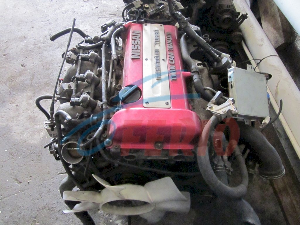 Двигатель (с навесным) для Nissan Avenir (GF-PNW11) 2.0 (SR20DET 230hp) 4WD AT