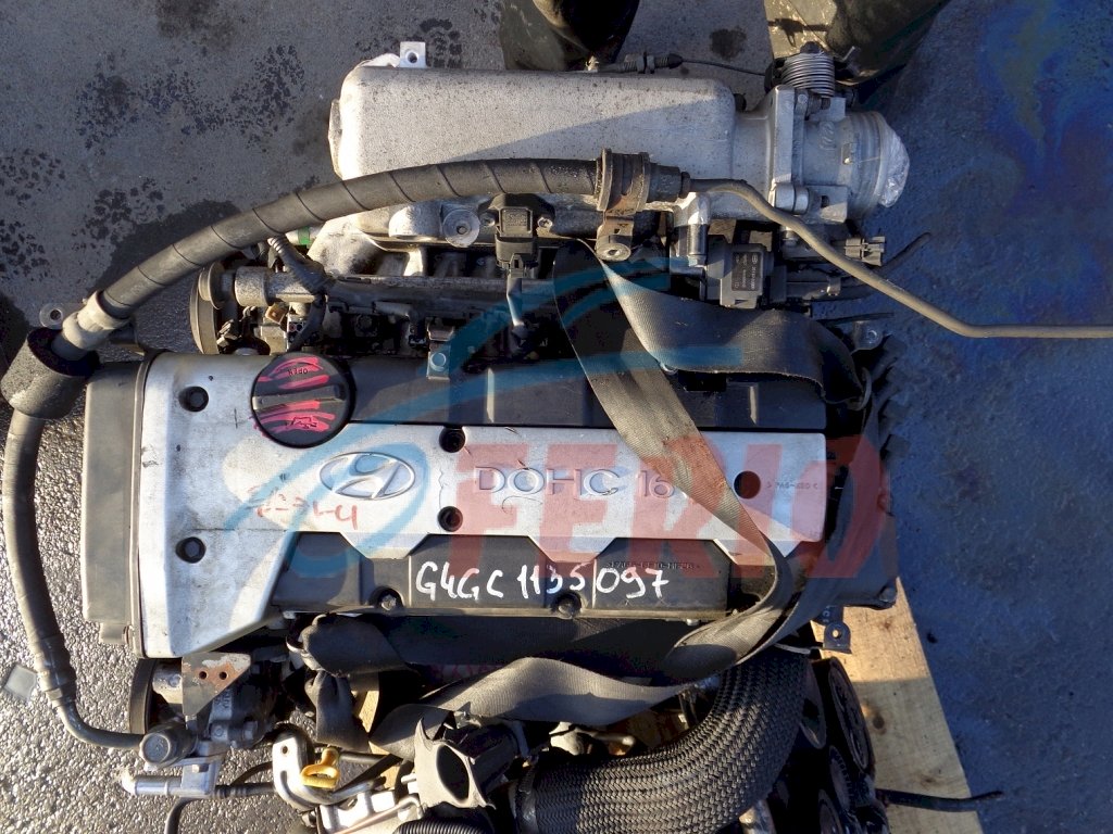 Двигатель (с навесным) для Kia Cerato (LD) 2005 2.0 (G4GC 143hp) FWD AT