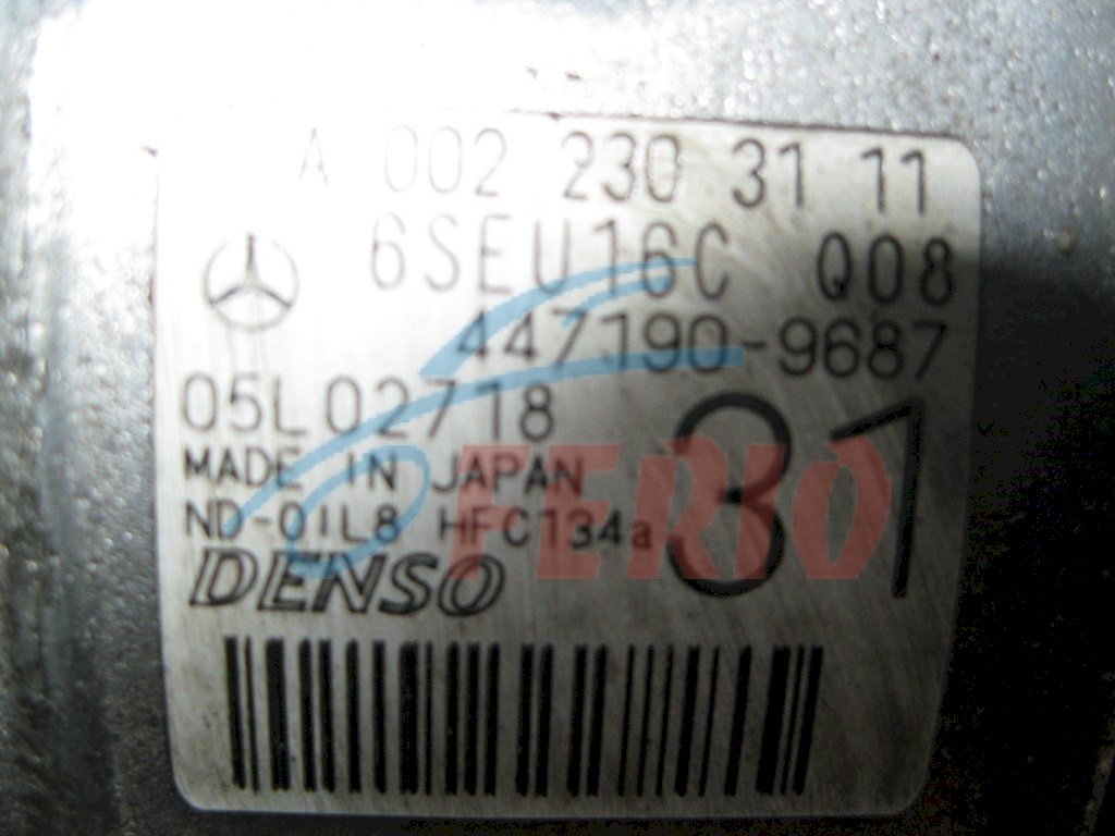 Компрессор кондиционера для Mercedes-Benz GLK class (X204) 3.5 (272.971 272hp) 4WD AT