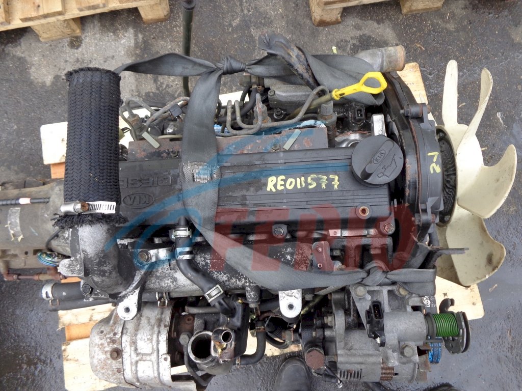 Двигатель (с навесным) для Mazda Bongo Brawny (Y-SRF9W) 2.2d (R2 61hp) 4WD MT