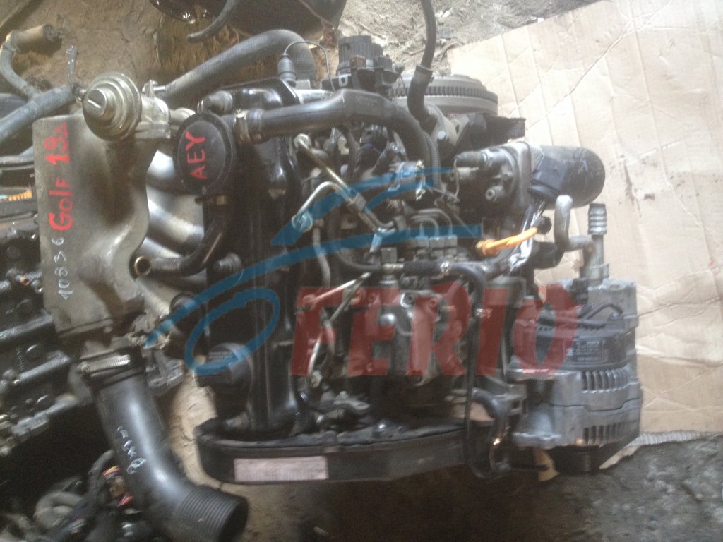 Двигатель для Volkswagen Golf (1H1) 1995 1.9d (AEY 64hp) FWD MT